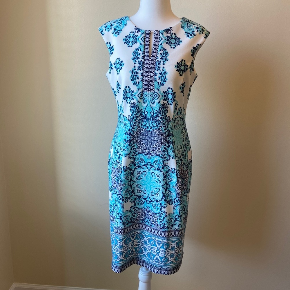 Studio One New York Abstract Sleveless Dress Size 6